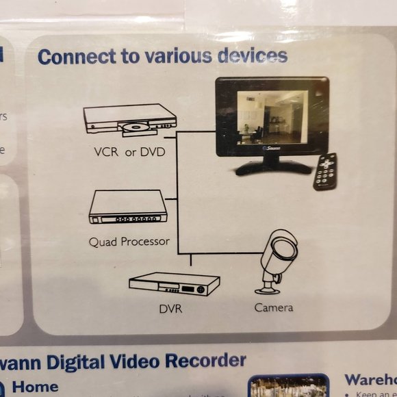 Swann Advanced Security Made Easy 8" Compact Colour Monitor LCD Viewer - Picture 8 of 11